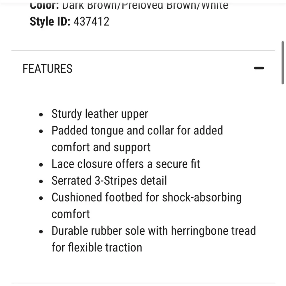 adidas Campus '00s Dark Brown/Preloved Brown/White Youth Size 4 1/2 - Picture 13 of 13